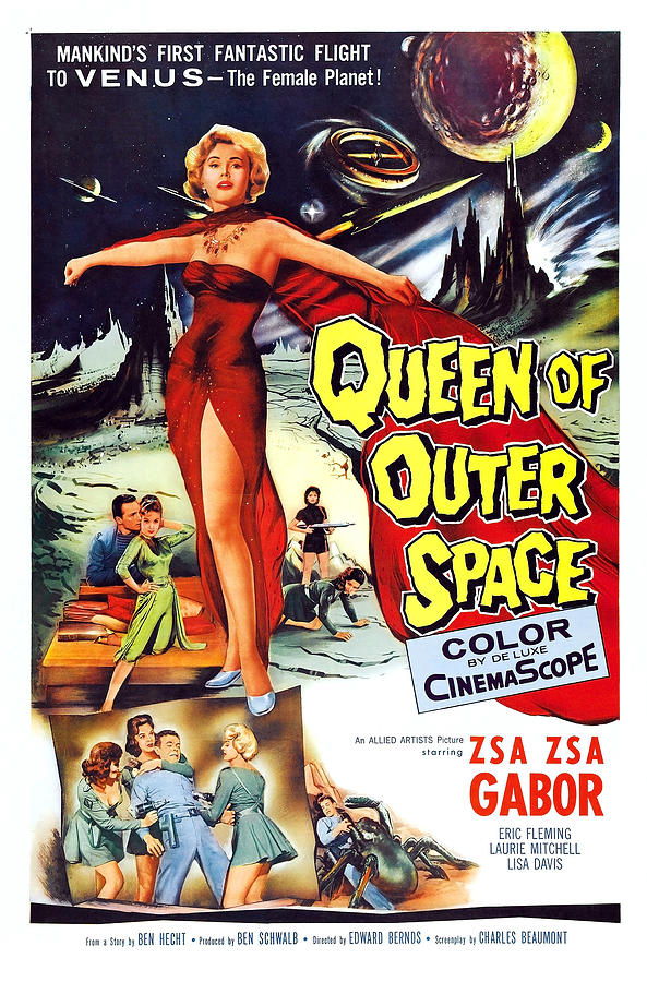 Movie Photograph - Queen Of Outer Space by Globe Photos