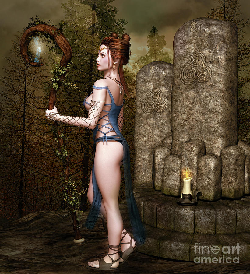 Queen Of The Forest Digital Art