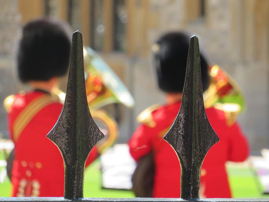Queen Photograph - Queens Guard at Windsor castle by Ranim Asfahani