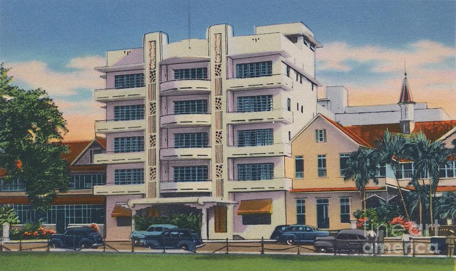 Queens Park Hotel Drawing by Print Collector