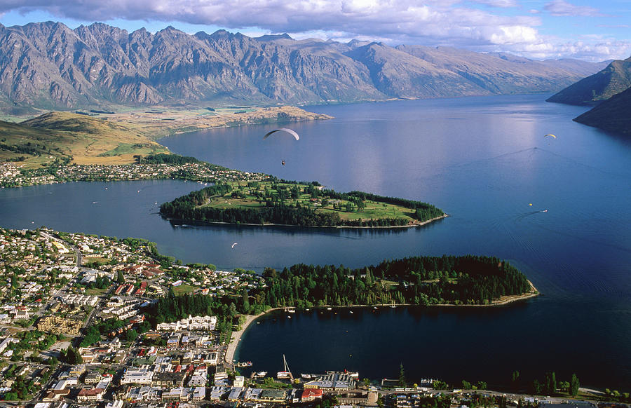 Queenstown Looking Towards The Photograph by Glenn Van Der Knijff Queenstown Looking Towards The Photograph by Glenn Van Der Knijff