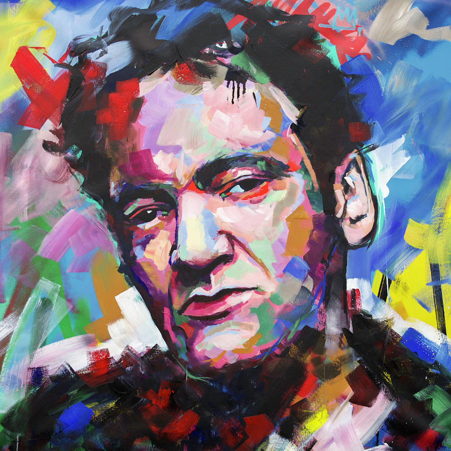 Quentin Tarantino Painting by Richard Day