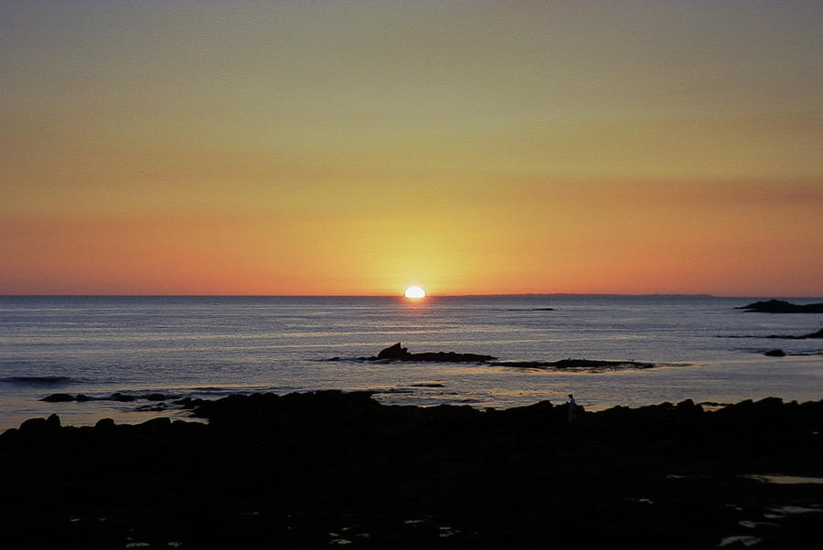 Quiberon Sunset Photograph by Helen Jackson