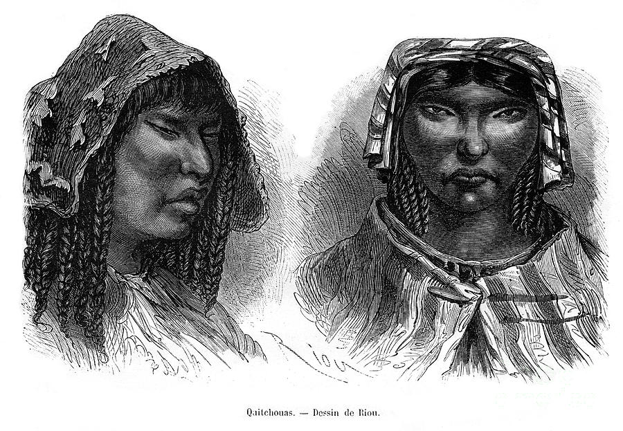 Quichua Indians, South America, 19th Drawing by Print Collector