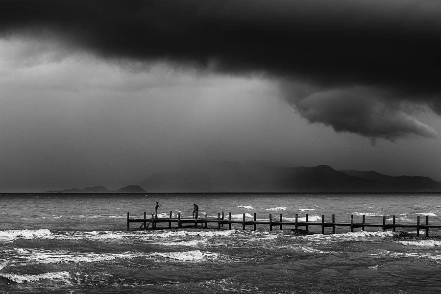 Black And White Photograph - Quick, Before The Storm by Jean De Spiegeleer