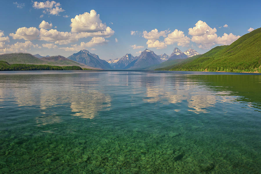 Glacier National Park Photograph - Quiet Afternoon at Lake MacDonald by Kristen Wilkinson