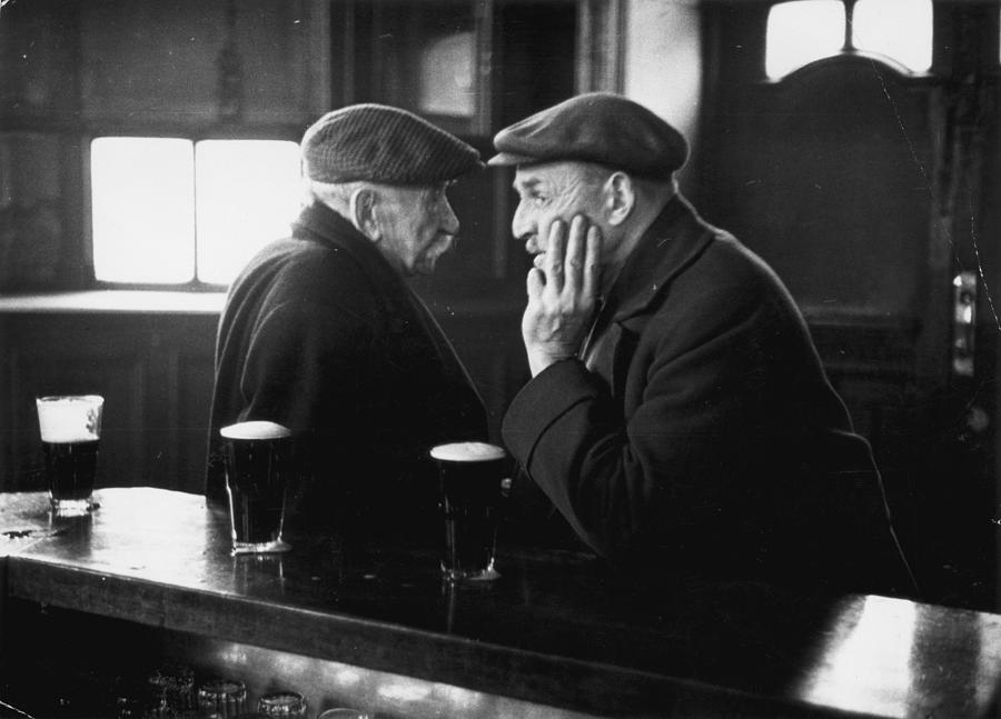 Quiet Drink Photograph by Bert Hardy