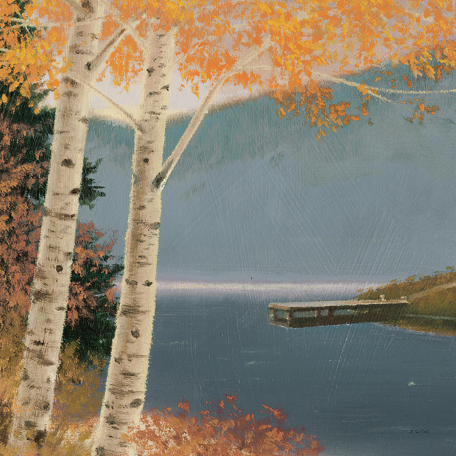 Fall Painting - Quiet Evening IIi No Words by James Wiens