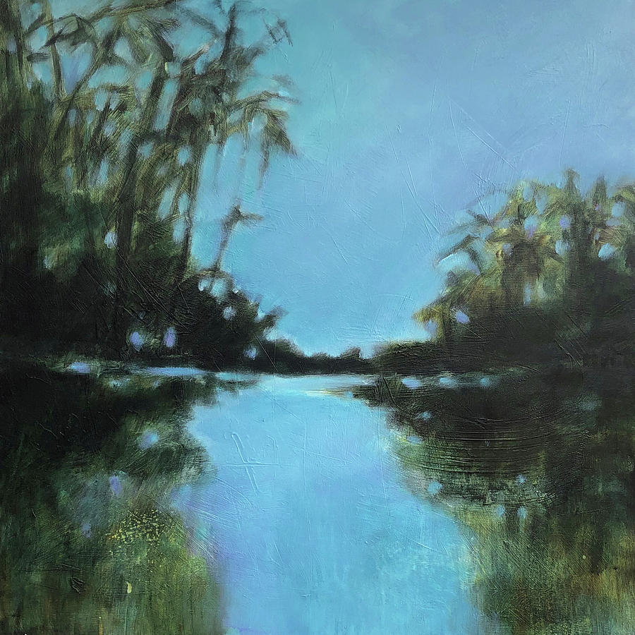 Landscape Painting - Quiet Waters by Filomena Booth Landscape Painting - Quiet Waters by Filomena Booth