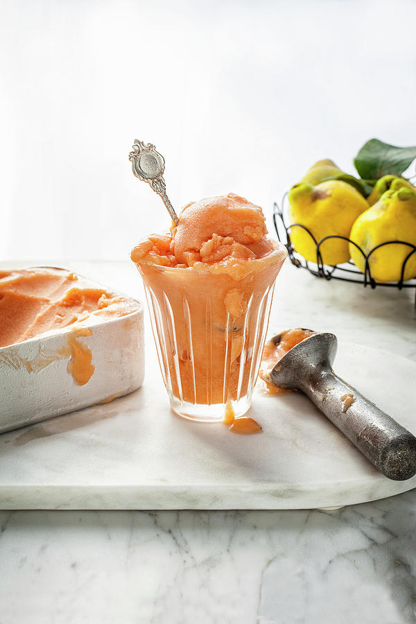 Quince And Ginger Sorbetto Photograph by The Food Union - Fine Art America
