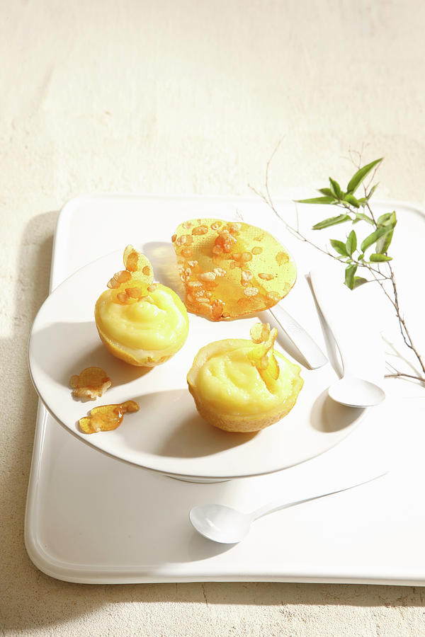 Quince Filled With Lemon Cream Photograph by Danny Lerner