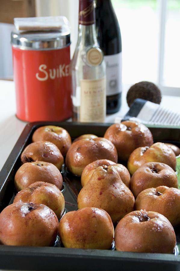 Quinces Baked In The Oven Photograph by Nele Siebel