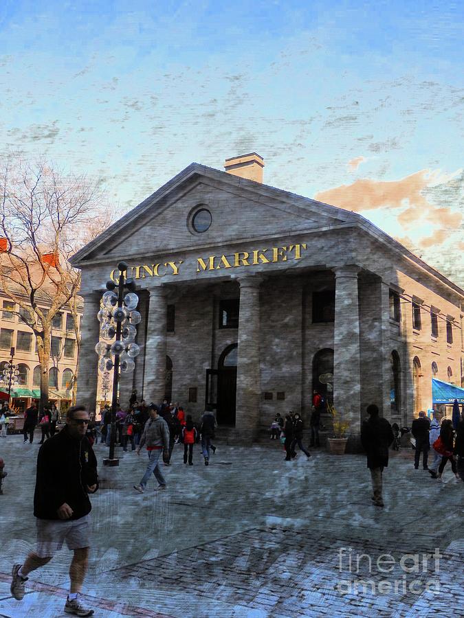 Quincy Market Photograph by Marcia Lee Jones