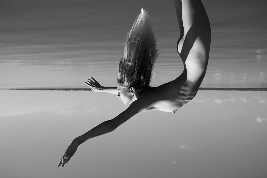 Nude Photograph - "spreading Wings" by Mikhail Faletkin