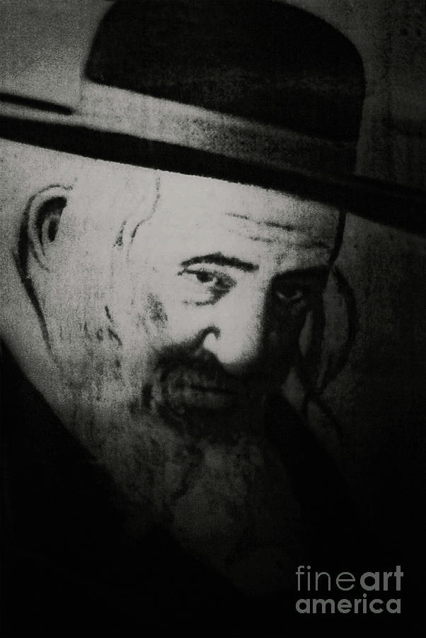 Rabbi Shayele Kerestirer - His Image is believed to be an Amulet Against Misfortune Photograph by Doc Braham