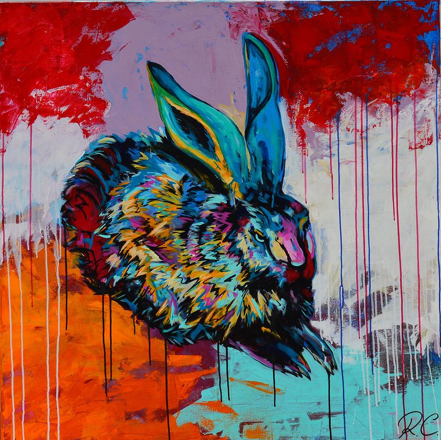 Rabbit Drawing by Christopher Rassi | Fine Art America