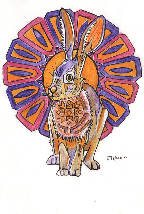 Rabbit Painting - Rabbit by Ed Tajchman Rabbit Painting - Rabbit by Ed Tajchman