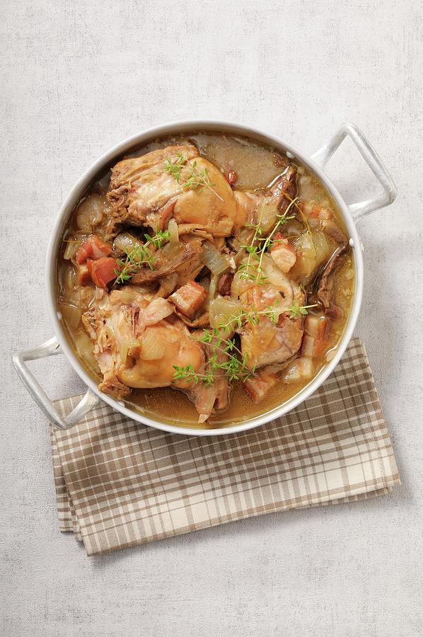 Rabbit Ragout In A Pot Photograph by Jean-christophe Riou - Fine Art ...