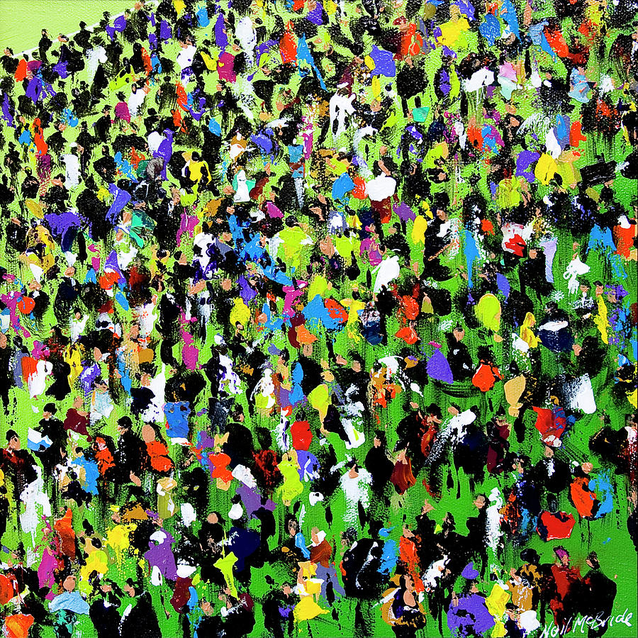 Race Meeting II Painting by Neil McBride