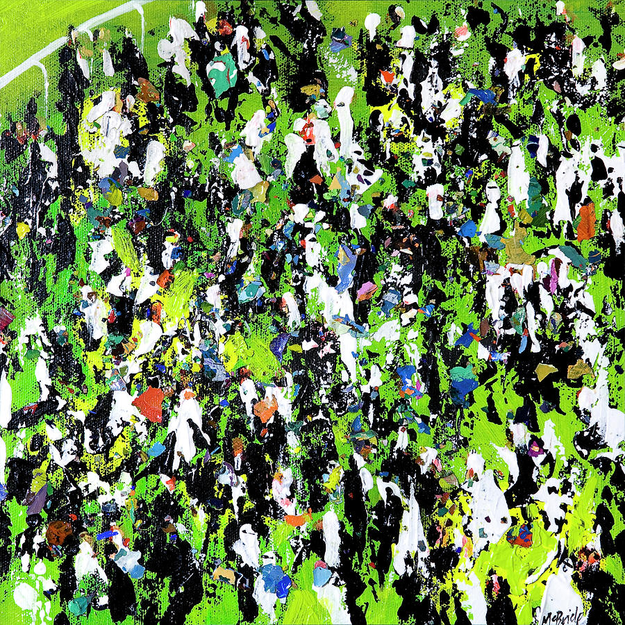 Race Meeting Painting by Neil McBride