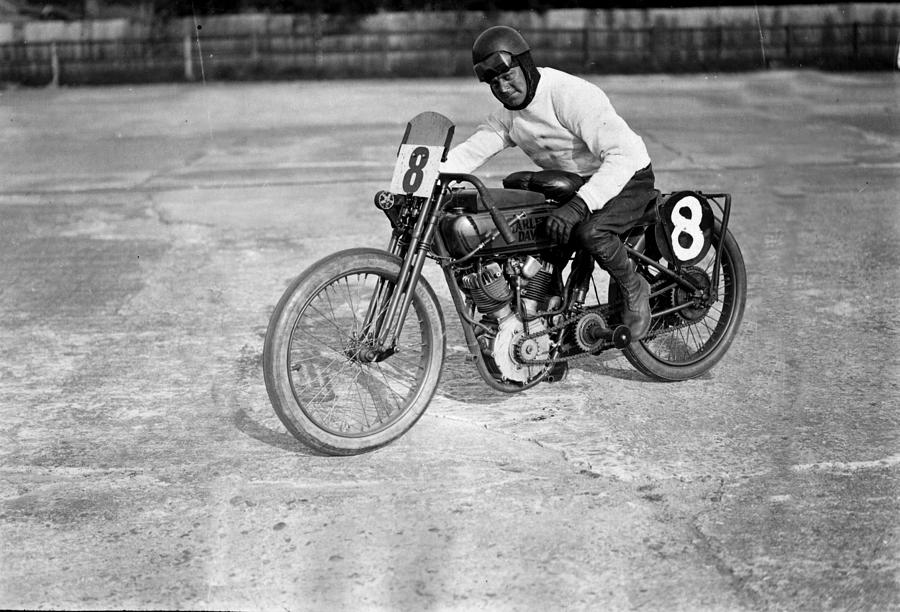 Racing Biker Photograph by Macgregor Racing Biker Photograph by Macgregor