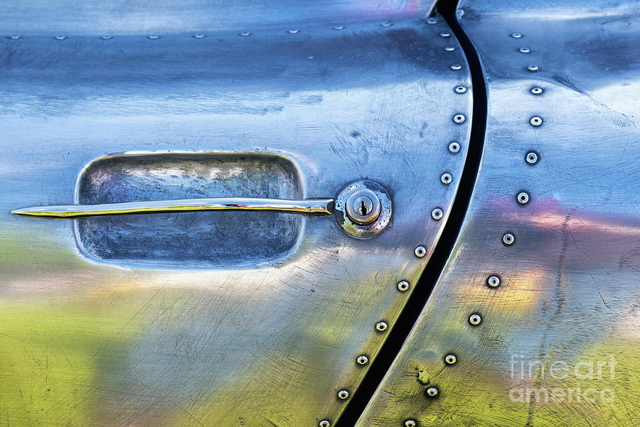 Racing Car Door Handle Abstract Photograph by Tim Gainey