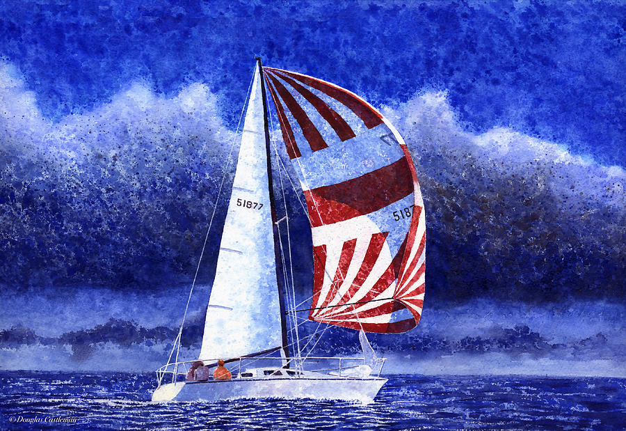 Racing the Storm Painting by Douglas Castleman