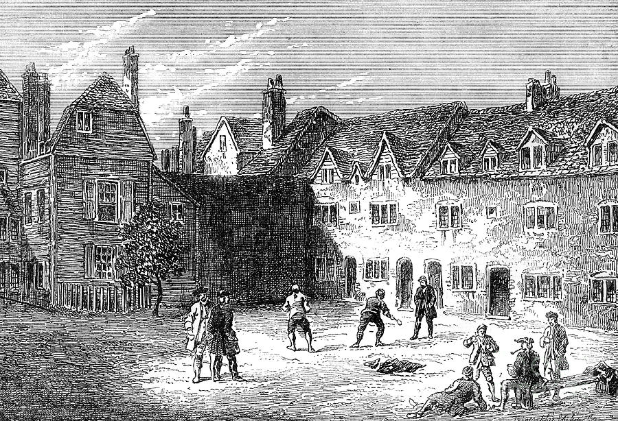Racquet Court, The Marshalsea Prison Drawing by Print Collector