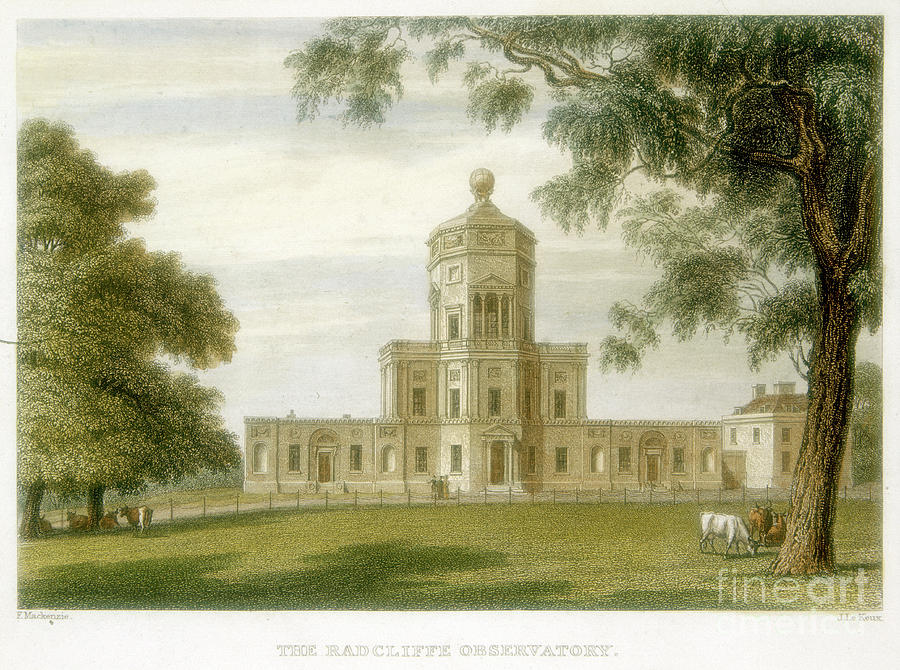 Radcliffe Observatory, Oxford, England Drawing by Print Collector