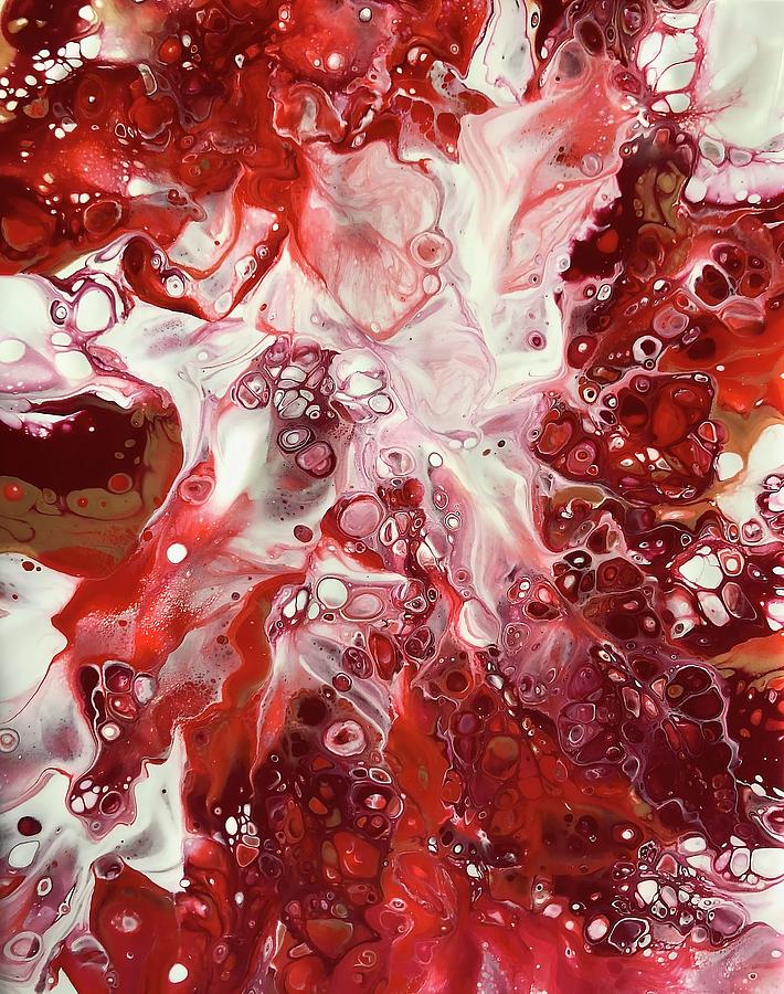 Radiant Red by Teresa Wilson Painting by Teresa Wilson