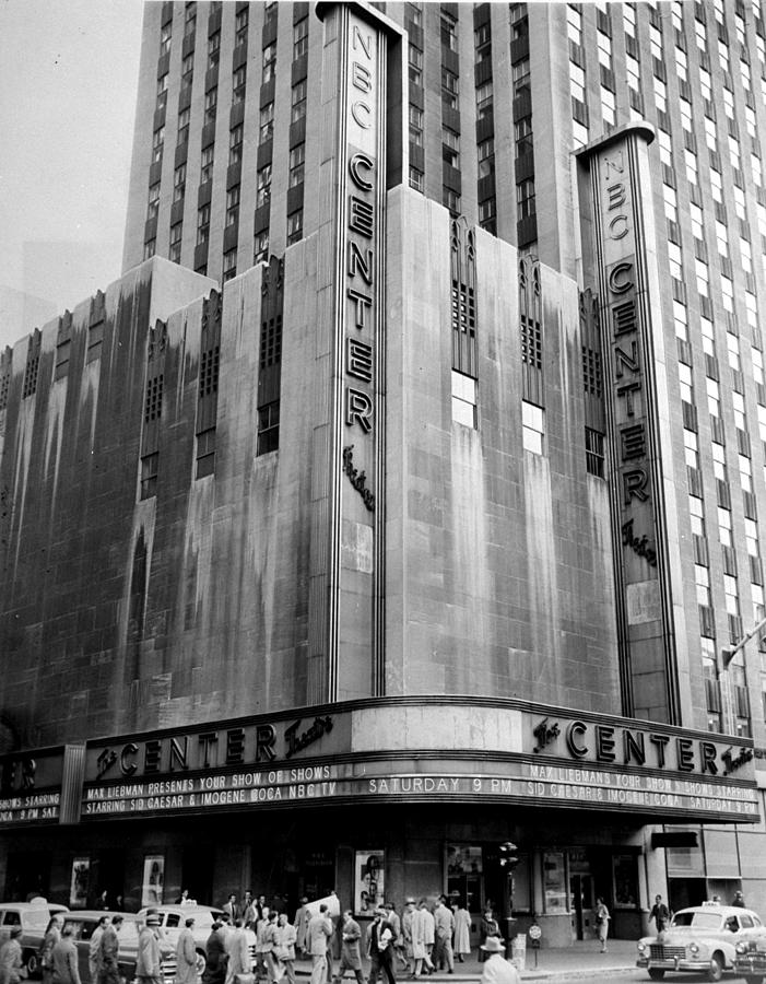 Radio City Center Theatre At Avenue Of Photograph by New York Daily News Archive