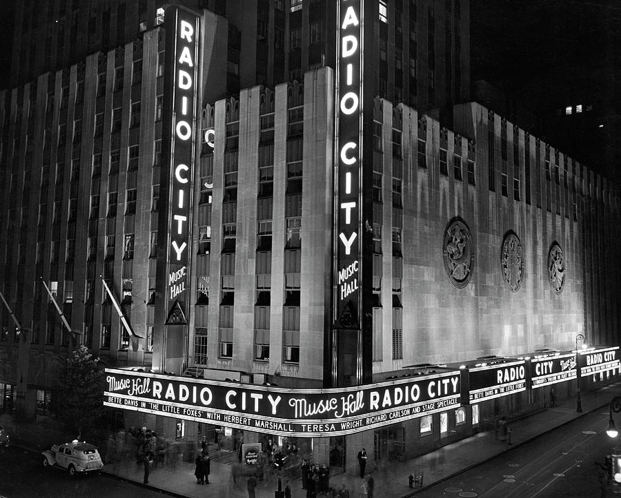 New York City Photograph - Radio City Music Hall by Bernard Hoffman
