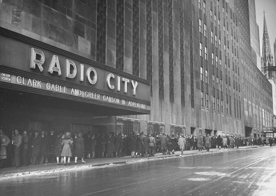 Clark Gable Photograph - Radio City Music Hall by Cornell Capa