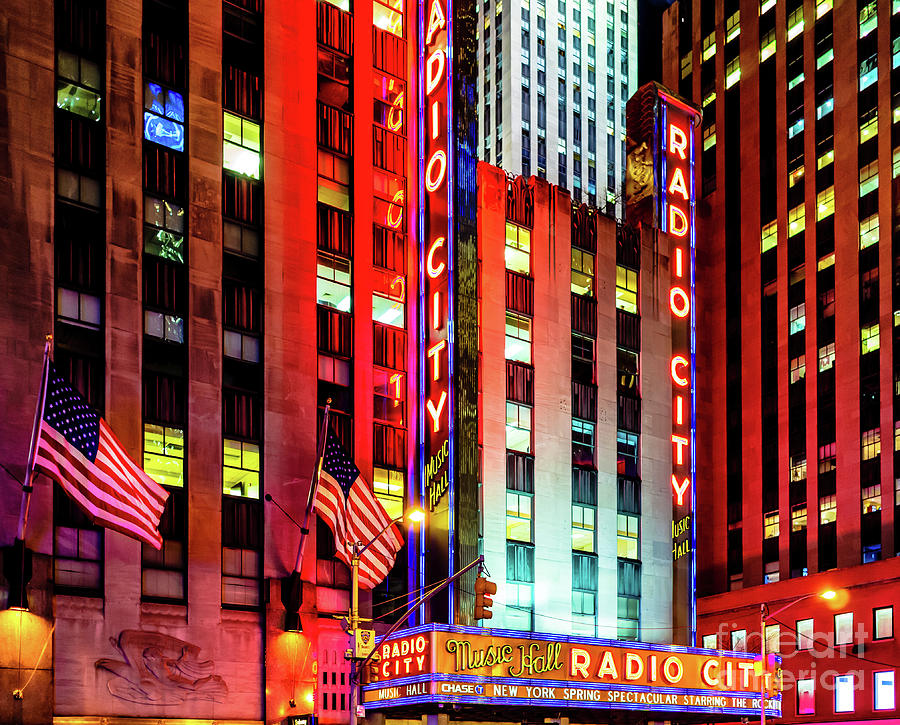 Radio City Music Hall New York Photograph by M G Whittingham