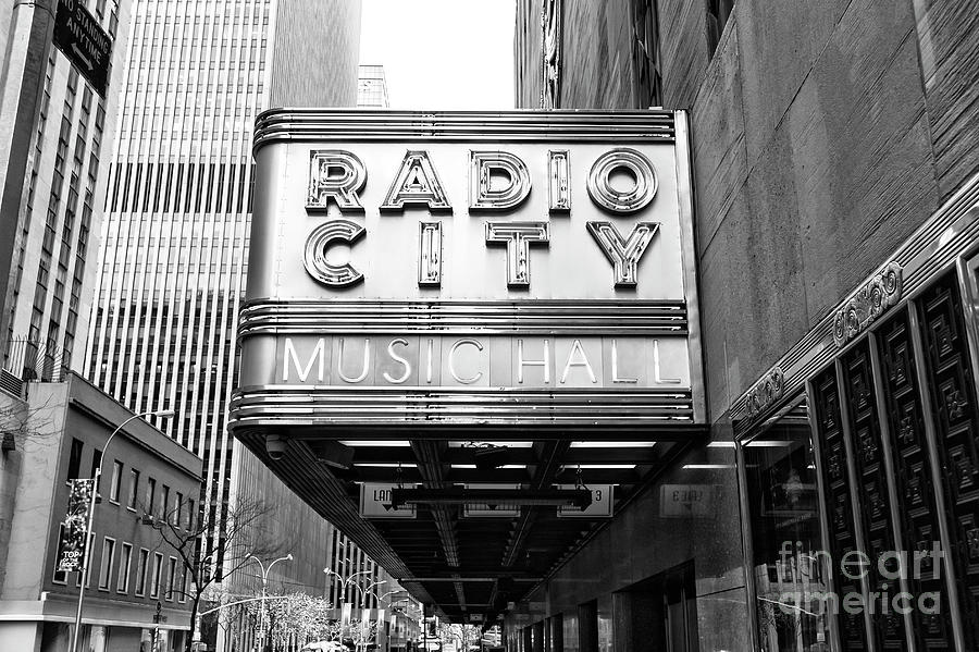 Radio City Music Hall New York City Photograph by John Rizzuto