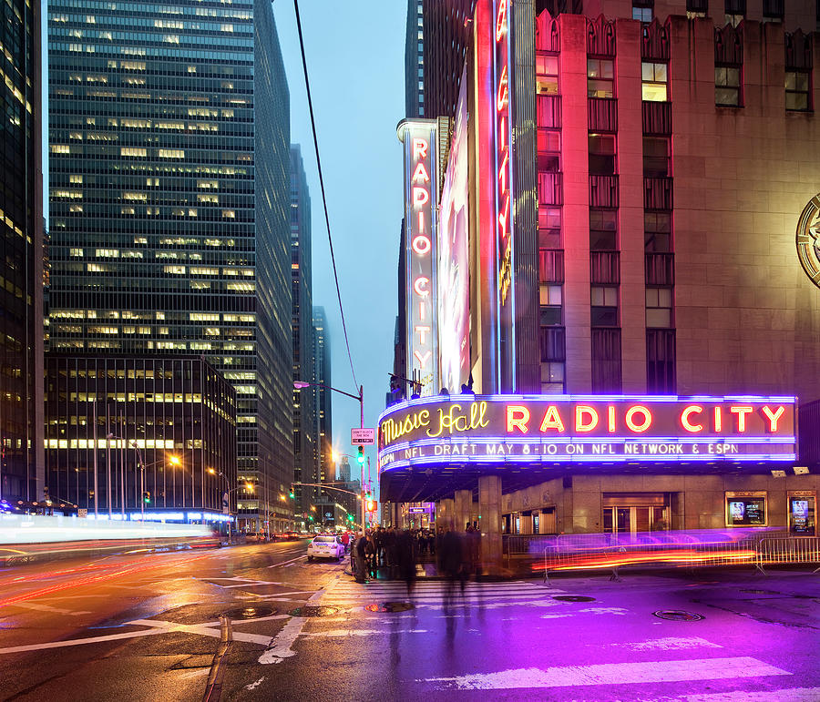 Radio City Music Hall, Nyc Digital Art by Luigi Vaccarella | Fine Art ...