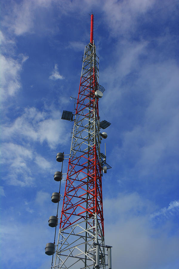 Radio Tower on Mount Greylock Photograph by Raymond Salani III