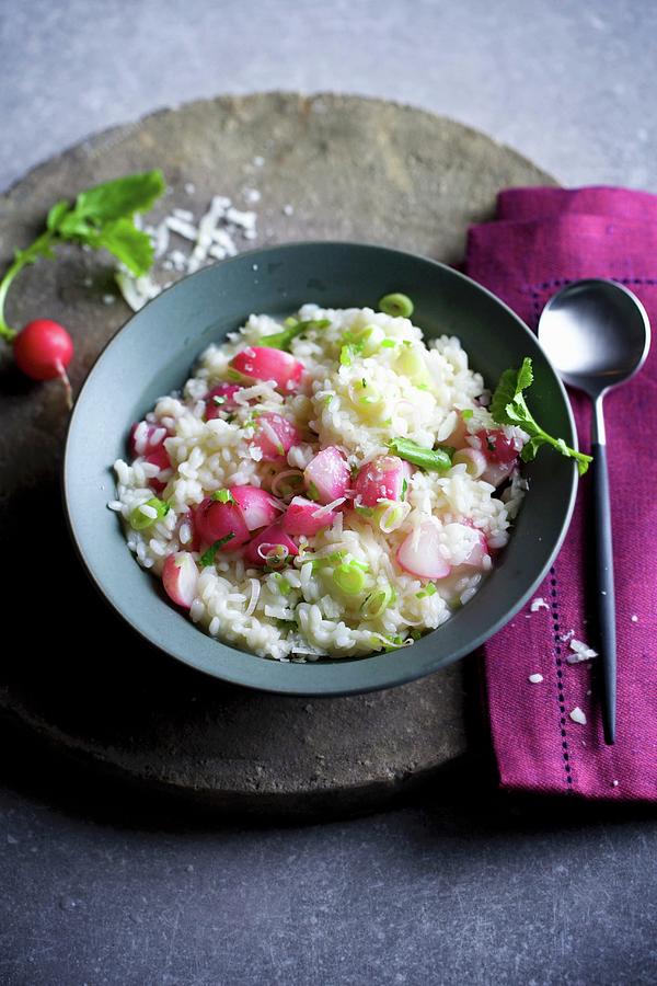 Radish Risotto Photograph by Fotos Mit Geschmack Jalag