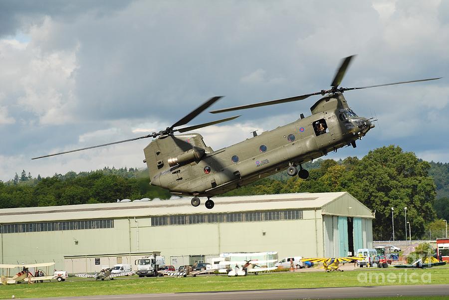 RAF Chinook helicopter Photograph by David Fowler