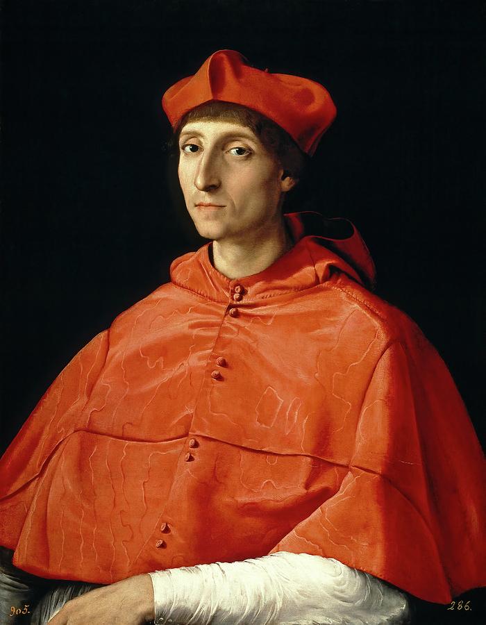 Rafael / The Cardinal, 1510-1511, Italian School. Painting by Raphael -1483-1520-