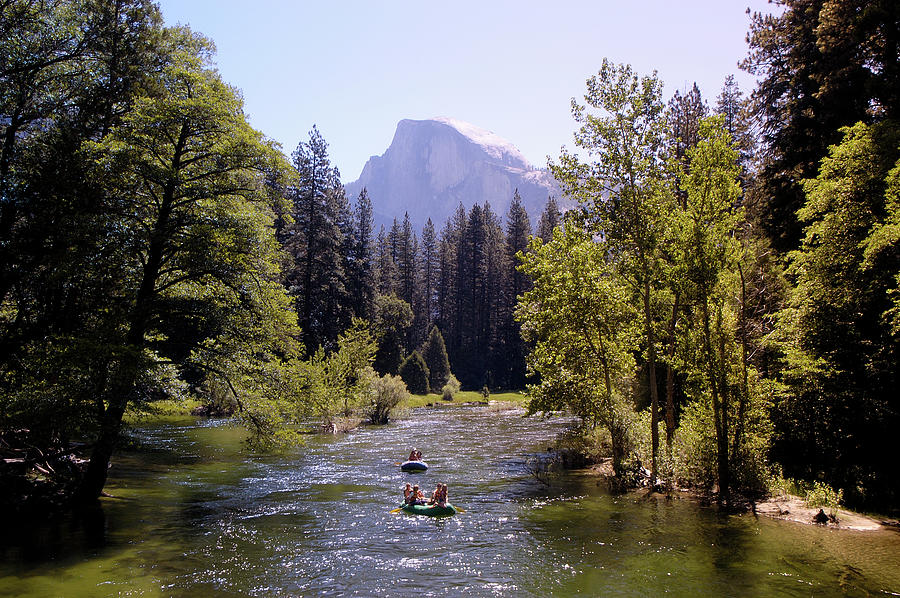 Rafting On The Meced River In Yosemite Photograph by Groveb