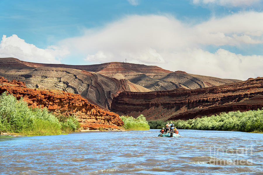 Rafting on the San Juan River Photograph by Mae Wertz