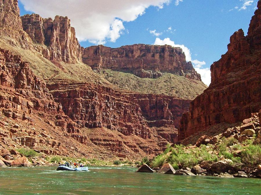 Rafting The Colorado River Photograph by Walt Sterneman