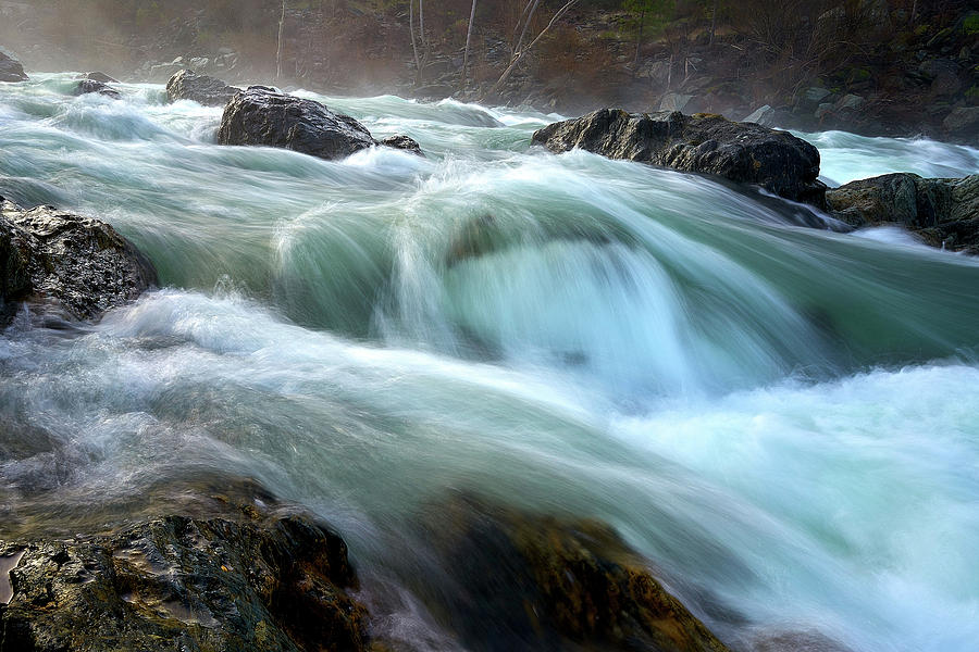 Raging River Photograph by Janet Kopper