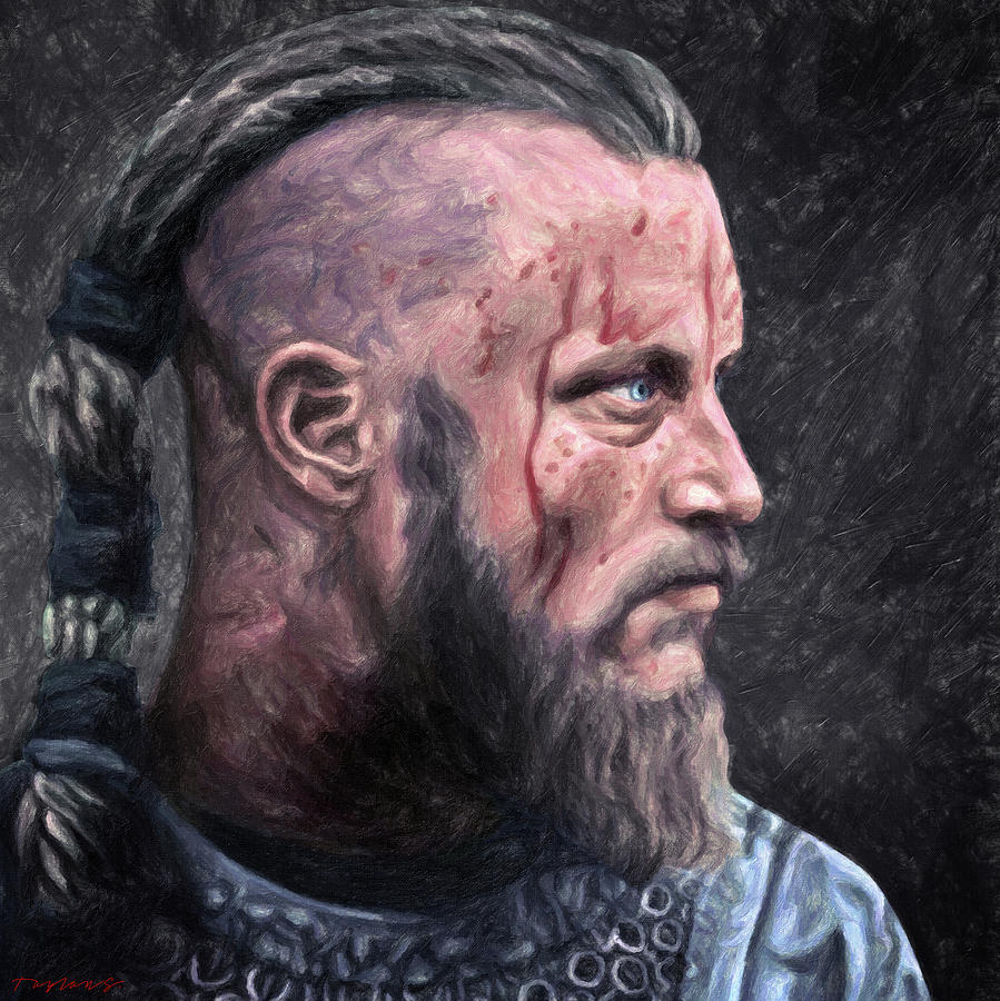 Ragnar Lodbrok Painting by Hoolst Design
