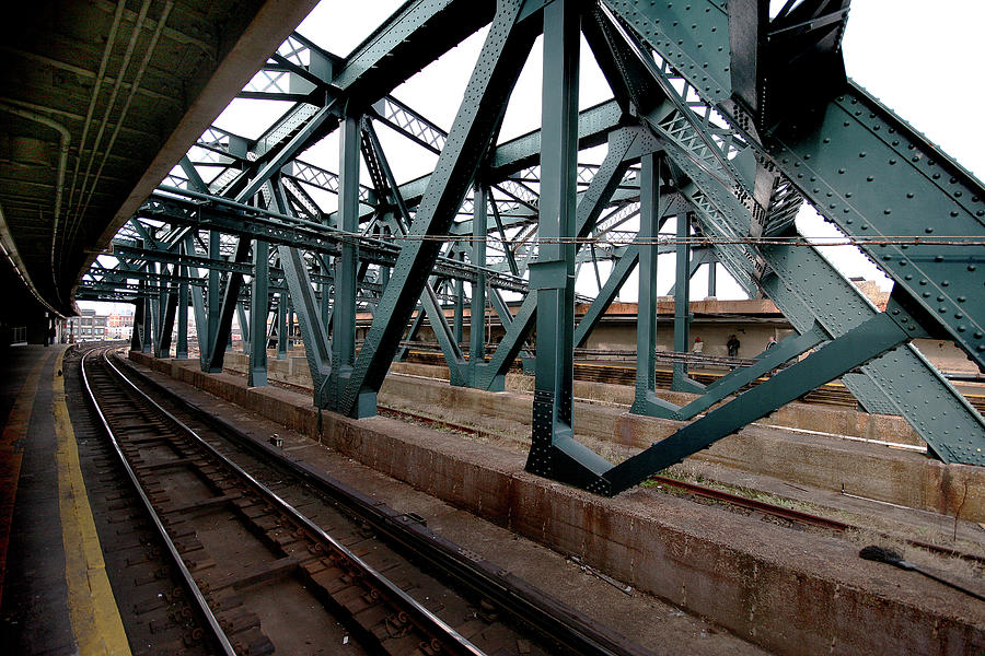 Rail Bridge, New York Photograph by Busà Photography