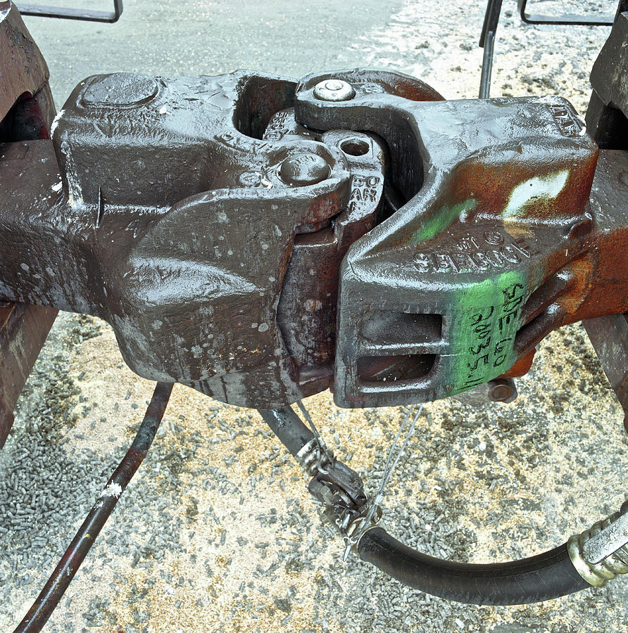 Rail Coupler Photograph by Arthur S. Aubry