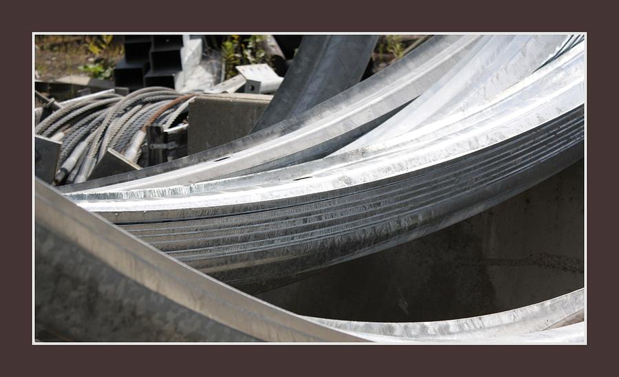 Abstract Photograph - Rail Curves by David Wilde Abstract Photograph - Rail Curves by David Wilde