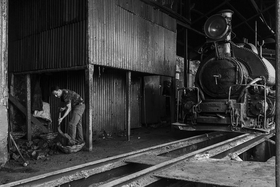 Rail Worker Photograph by Sudipta Chakraborty