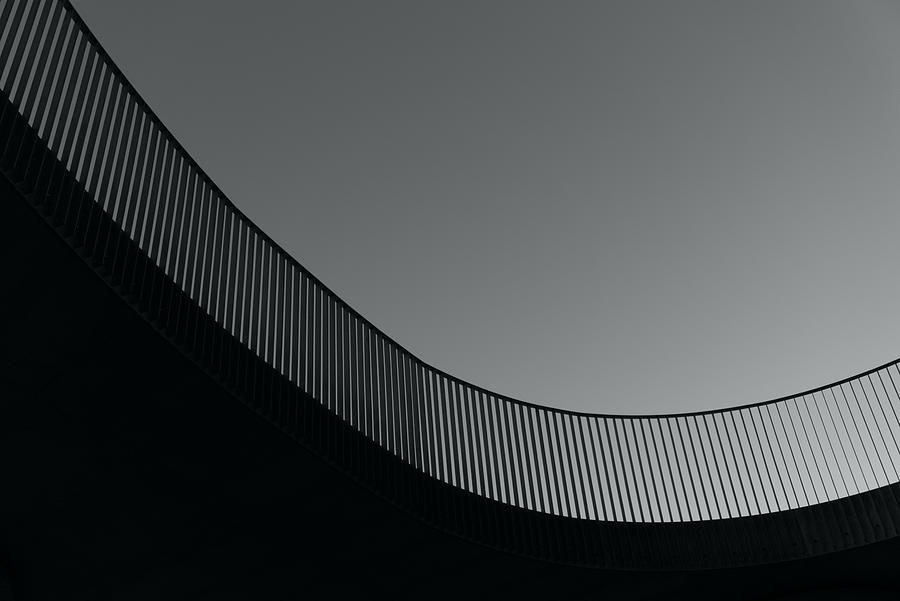 Architecture Photograph - Railing by Barna Szternk